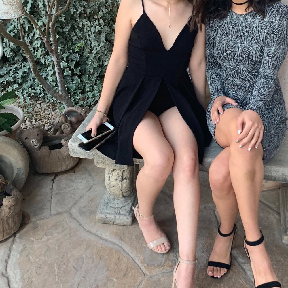 Black formal dress